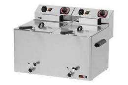 Fritéza elektrická 2 x 8 l s výpustí FE 77 V 