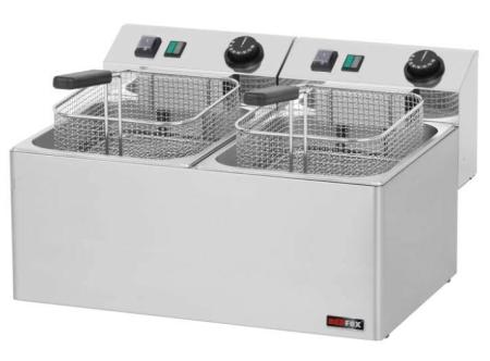 Fritéza elektrická 2 x 8l FE 77 E. Napište si o lepší cenu.